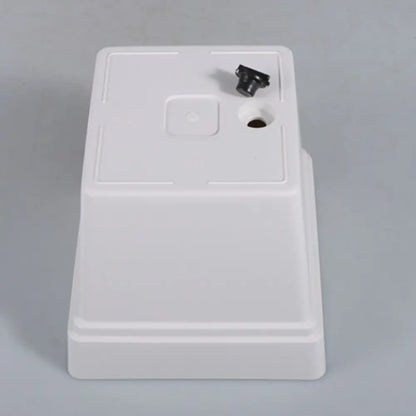 Pot de fleur blanc carré