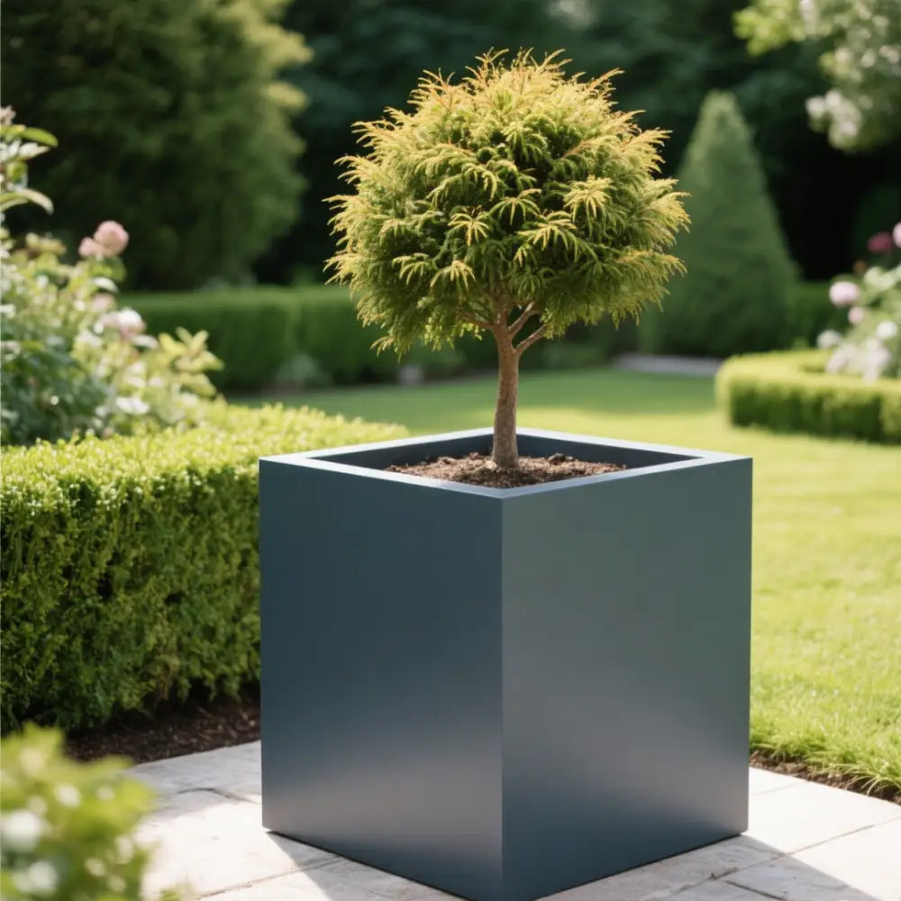 Pot de fleur carré 100x100
