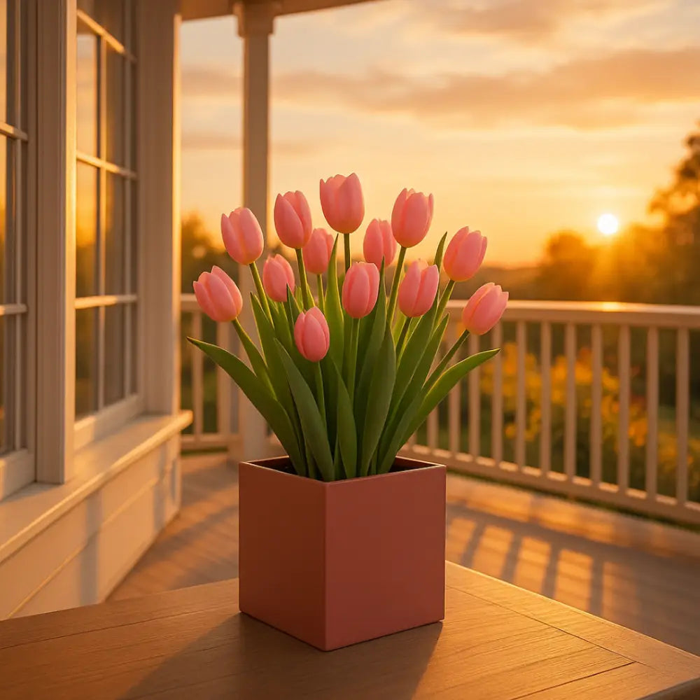 Pot de fleur carré 20x20