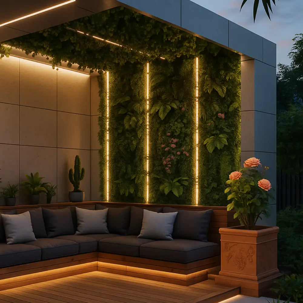 Pot de fleur carré 40x40 terre cuite