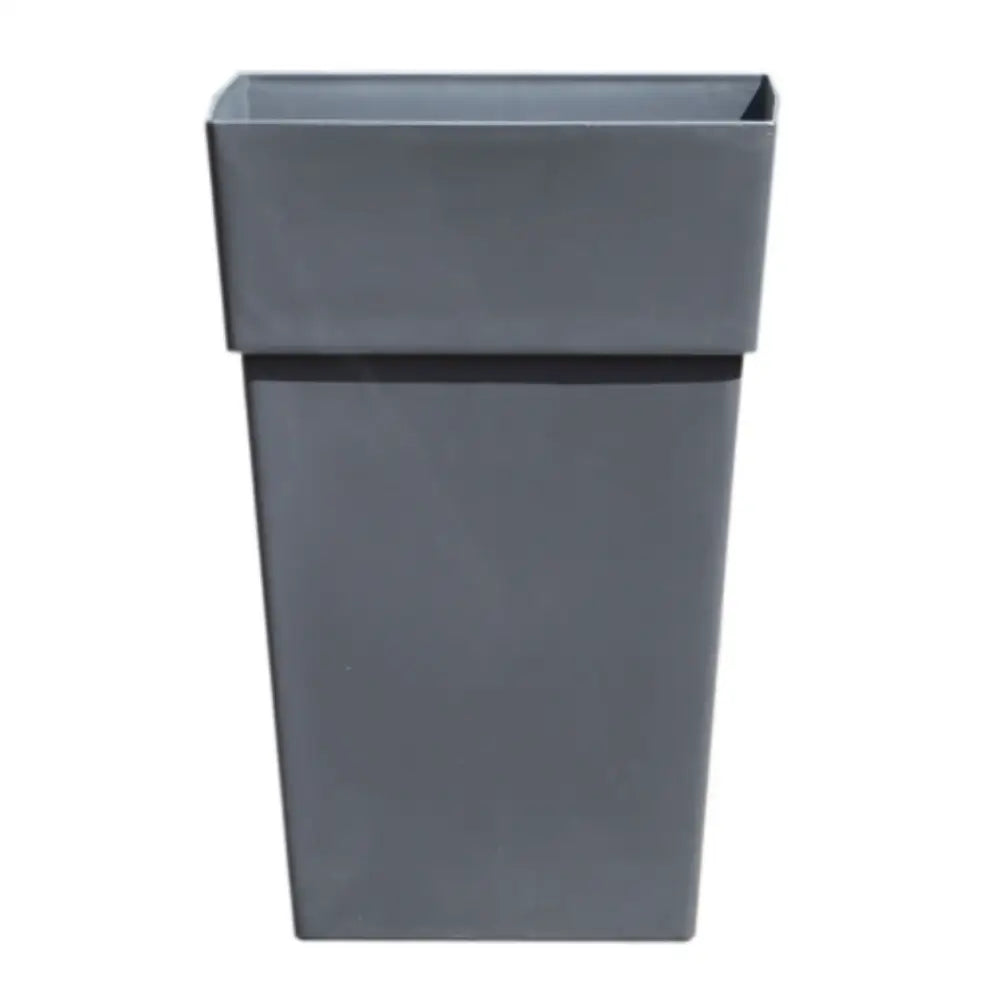 Pot de fleur carré anthracite