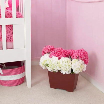 Pot de fleur carré en résine