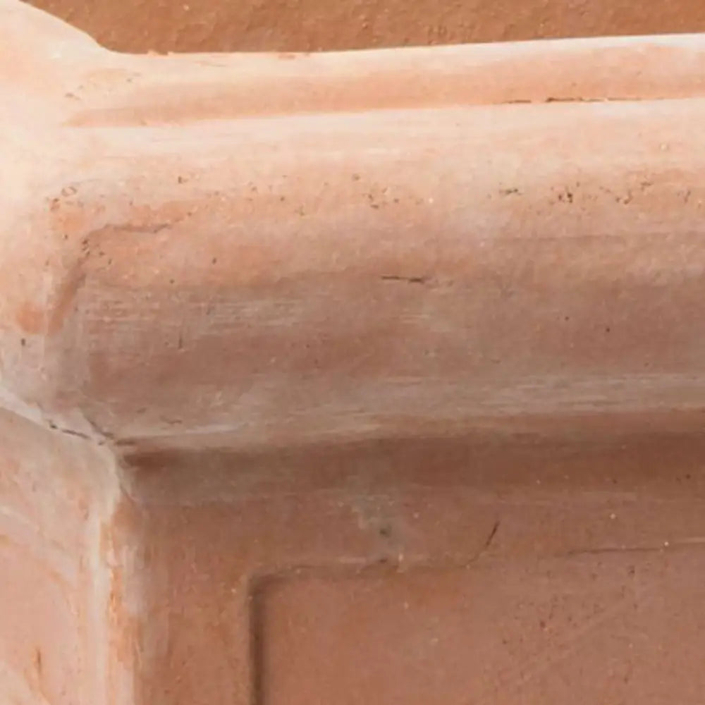 Pot de fleur carré en terre cuite