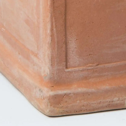 Pot de fleur carré en terre cuite