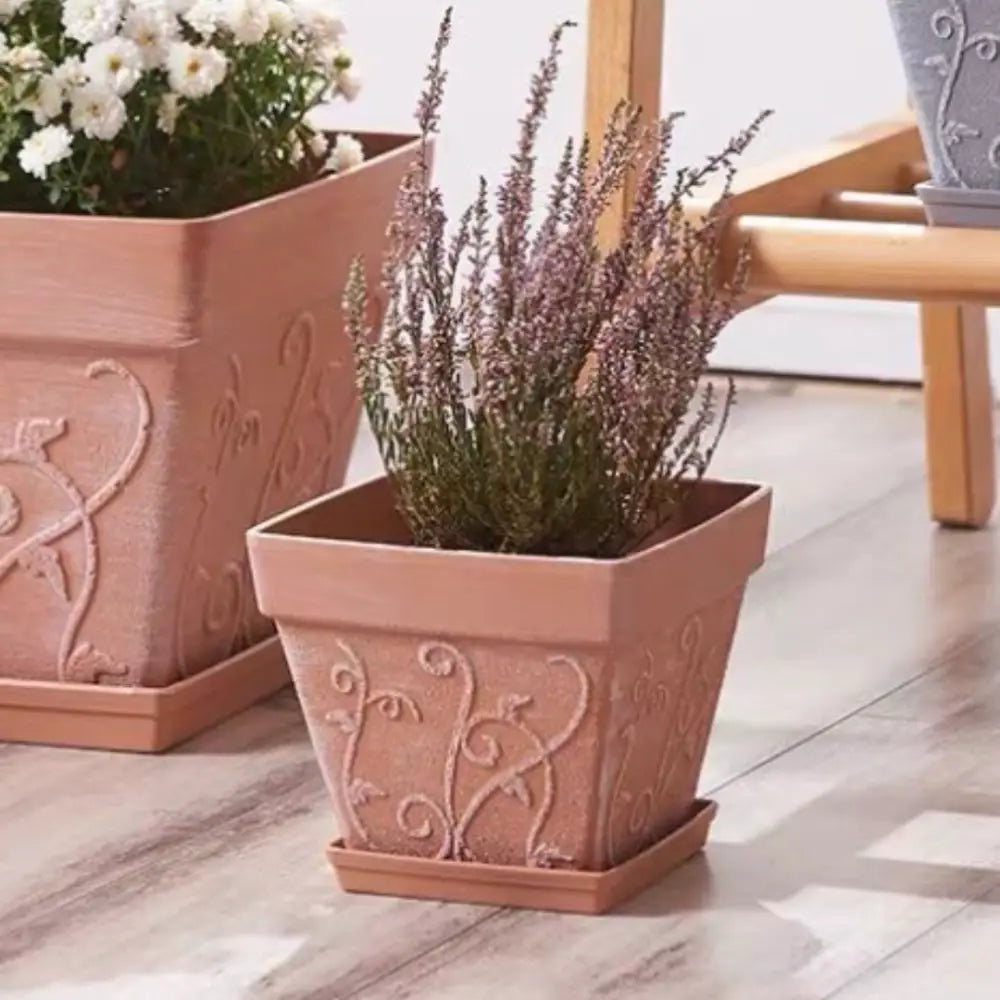 Pot de fleur carré pas cher