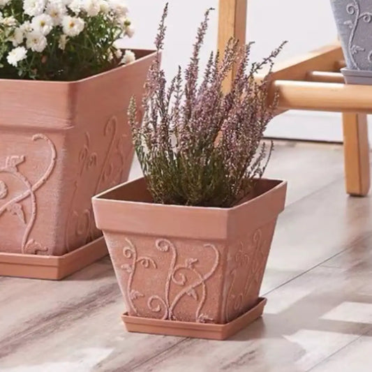 Pot de fleur carré pas cher
