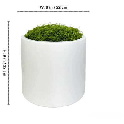 Pot de fleur céramique blanc