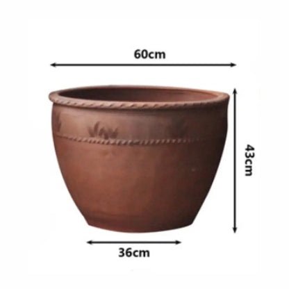 Pot de fleur diamètre 60 terre cuite