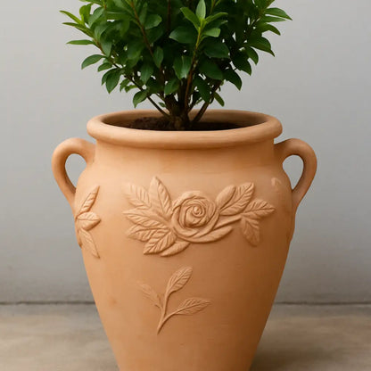 Pot de fleur en terre cuite grande taille