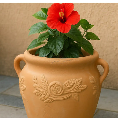 Pot de fleur en terre cuite grande taille