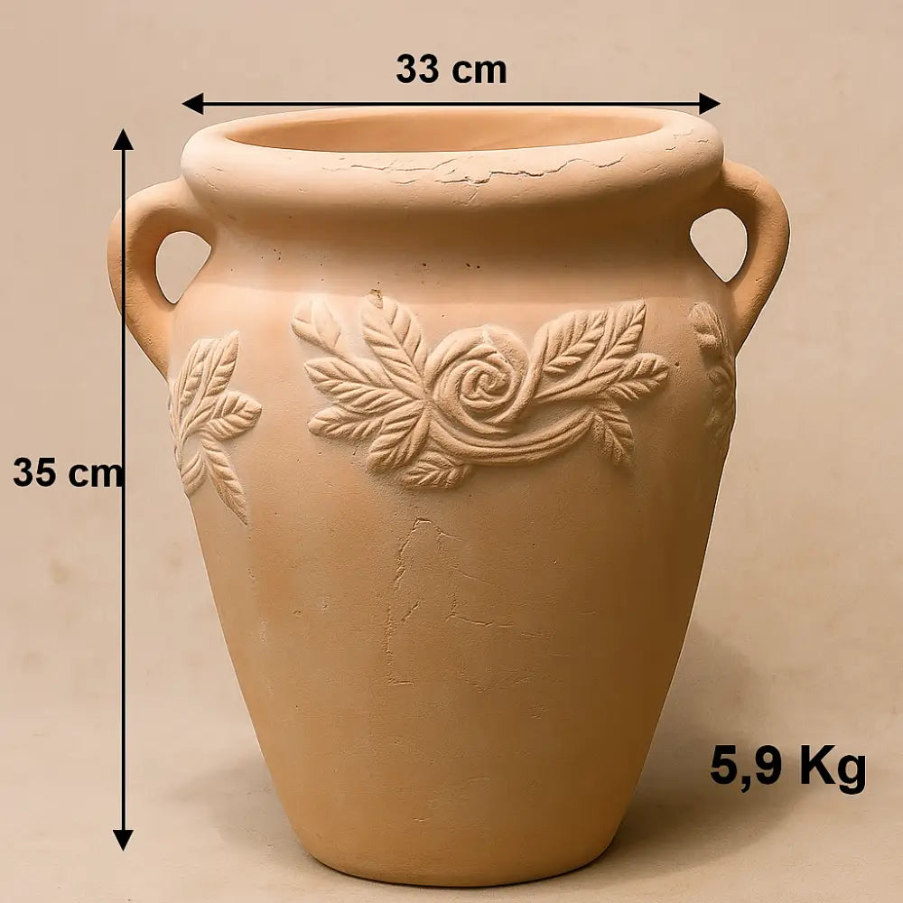 Pot de fleur en terre cuite grande taille