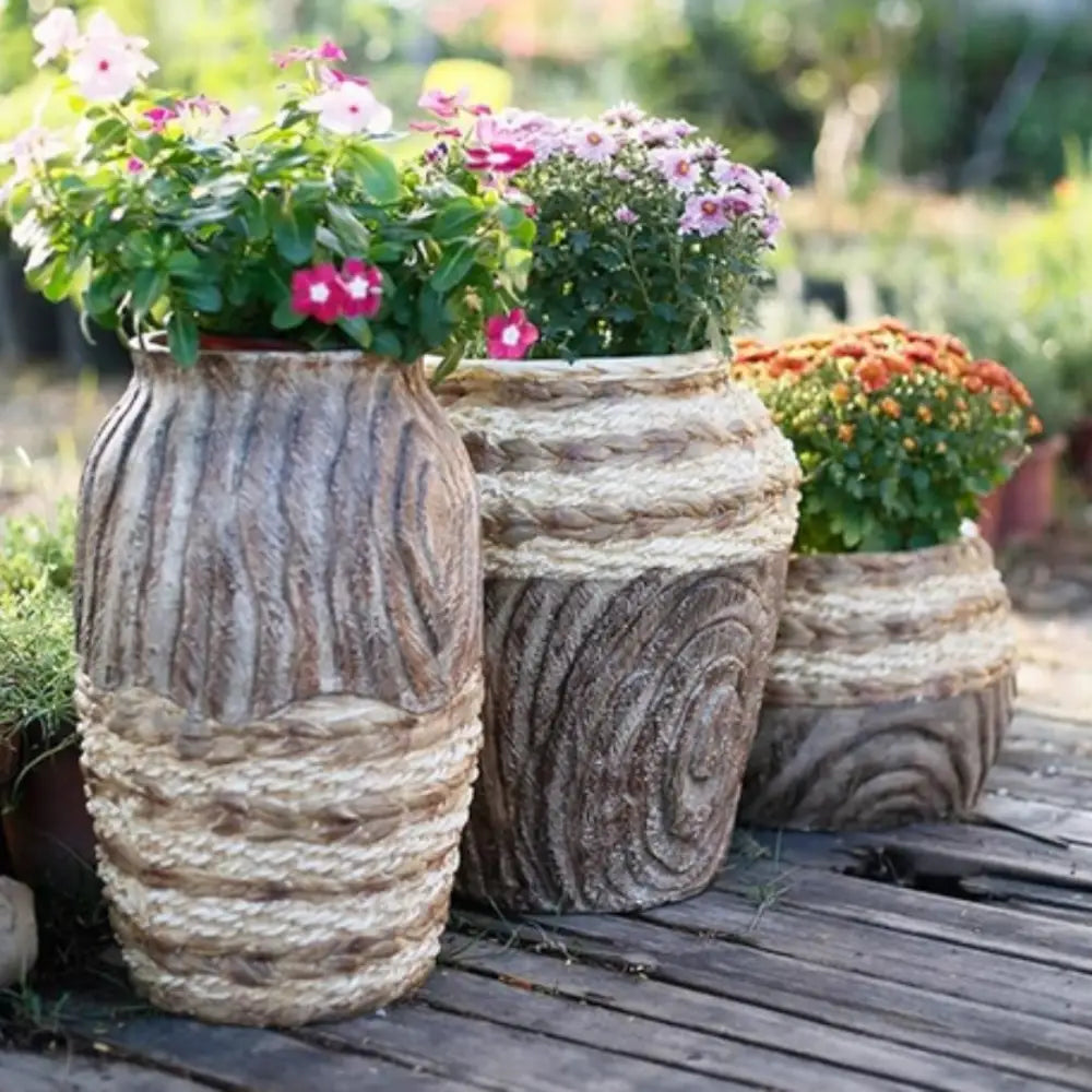 Pot de fleur extérieur design