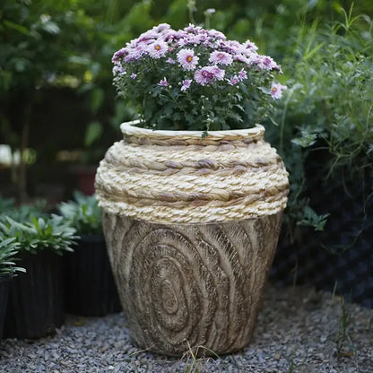 Pot de fleur extérieur design