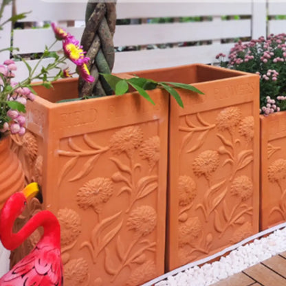 Pot de fleur extérieur en terre cuite