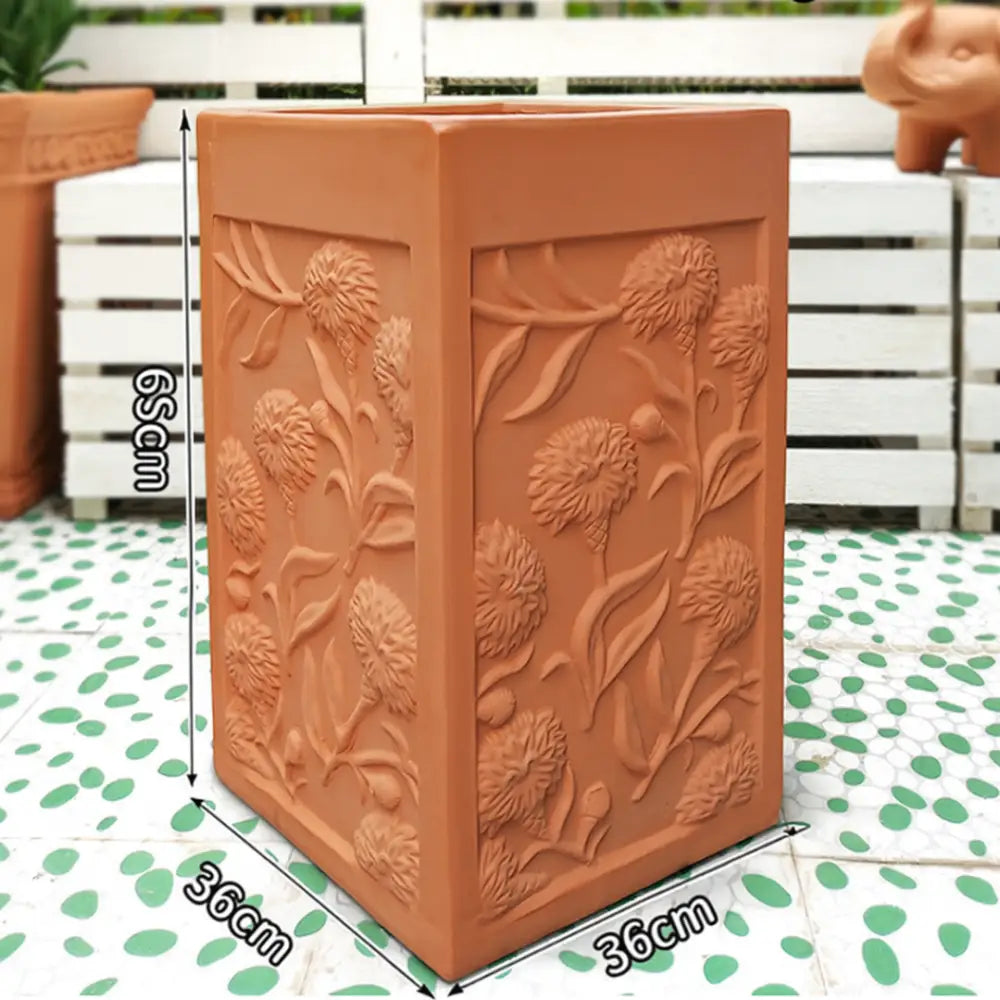 Pot de fleur extérieur en terre cuite