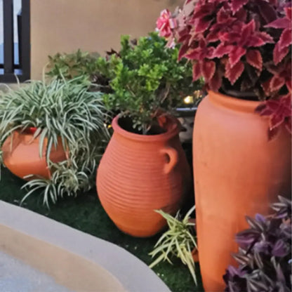 Pot de fleur extérieur grande taille terre cuite