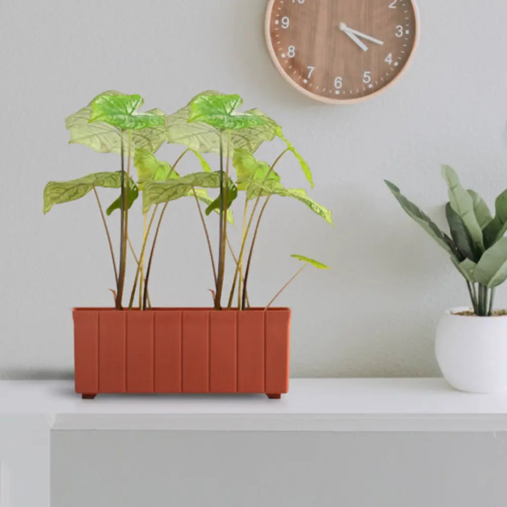 Pot de fleur extérieur rectangulaire