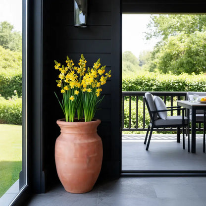 Pot de fleur extérieur xxl terre cuite