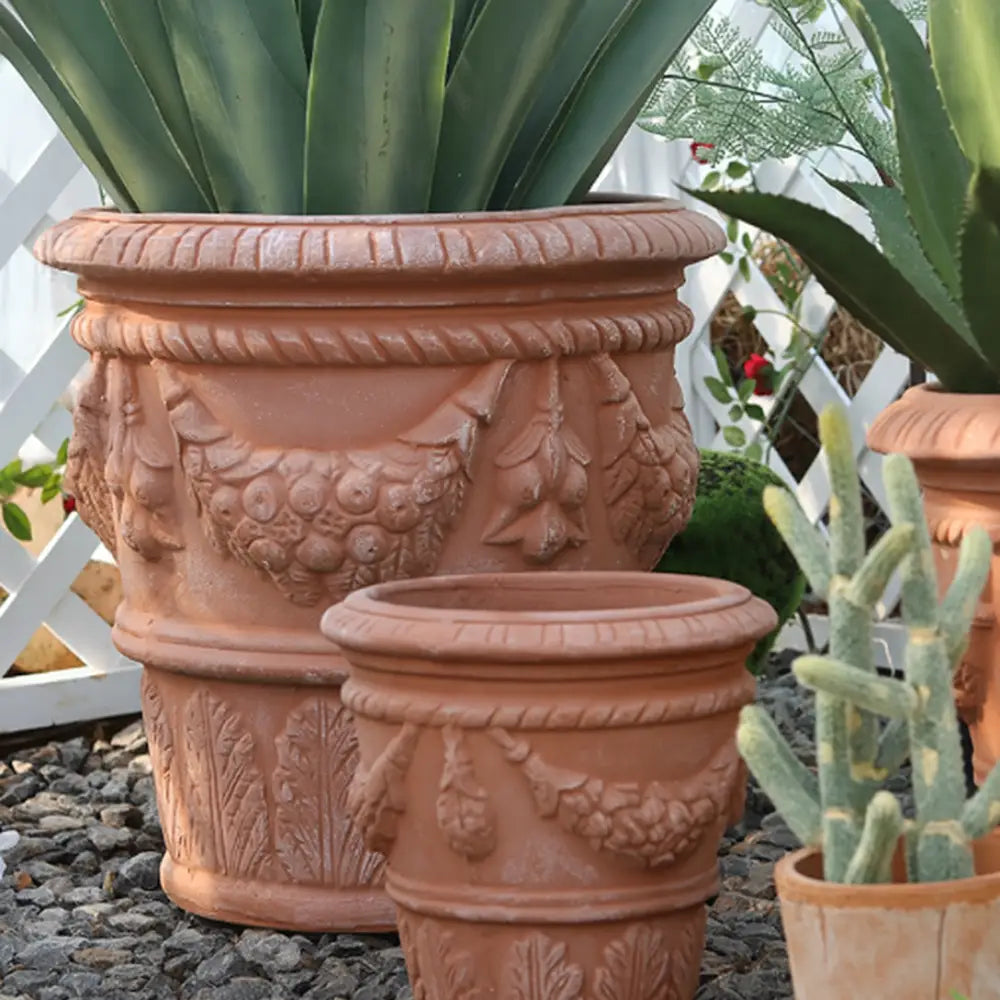 Pot de fleur grande taille terre cuite