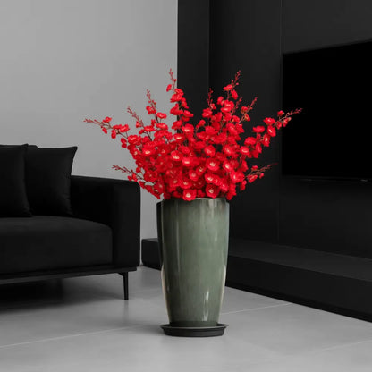 Pot de fleur haut plastique