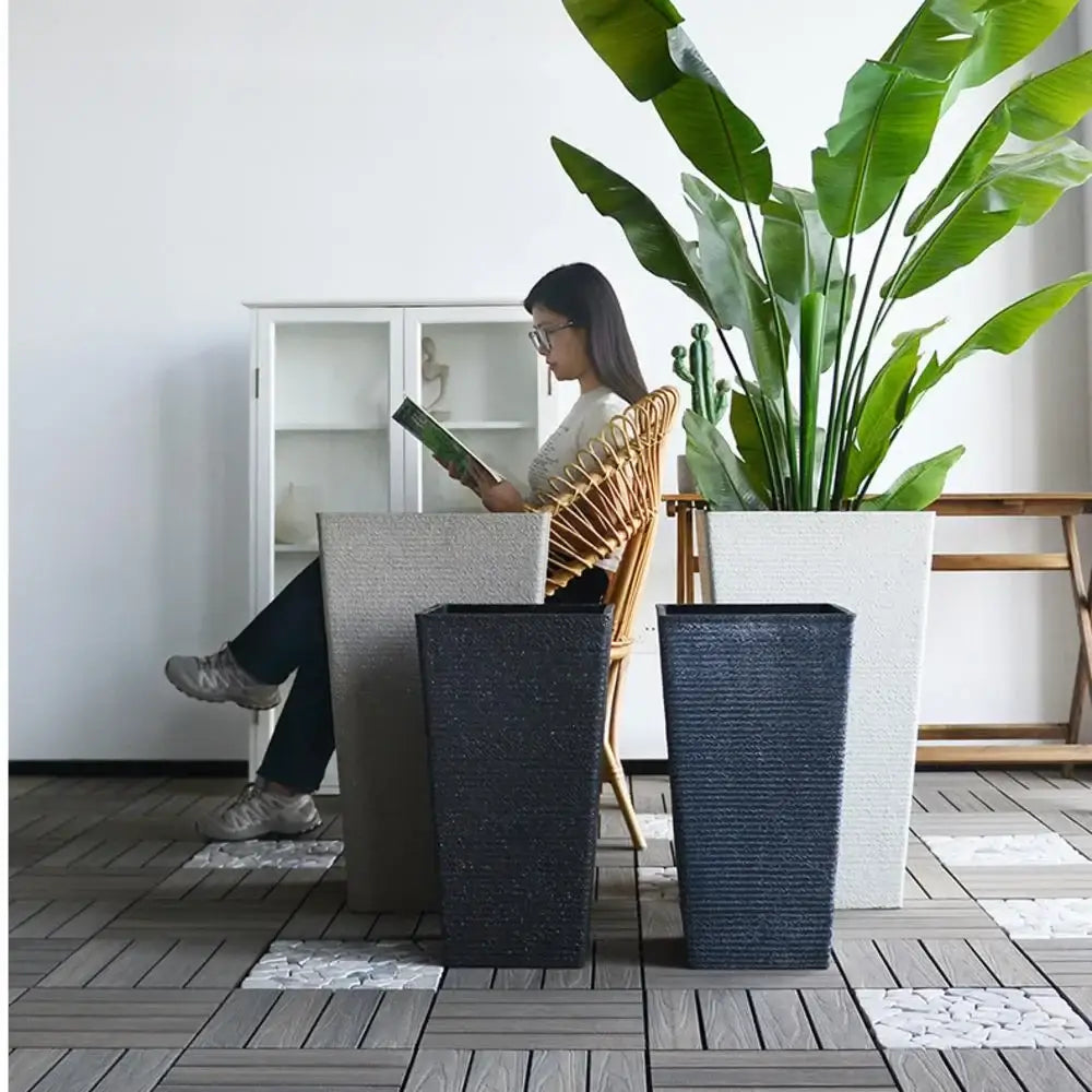 Pot de fleur intérieur grande taille