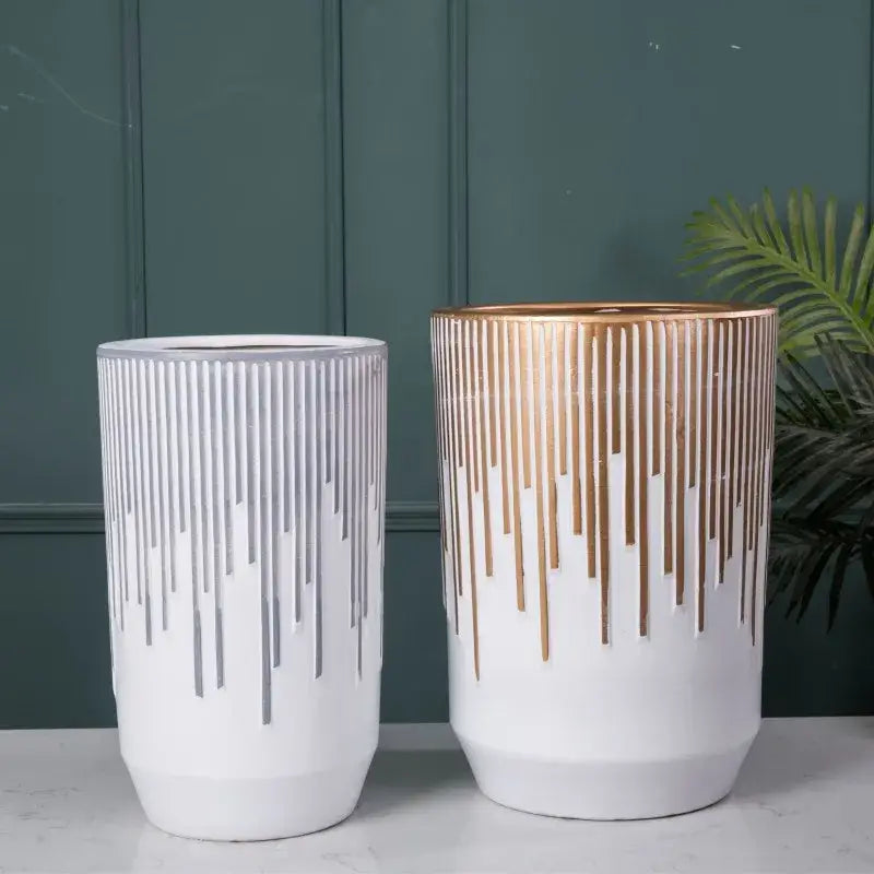 Pot de fleur intérieur haut design