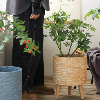 Pot de fleur intérieur sur pied