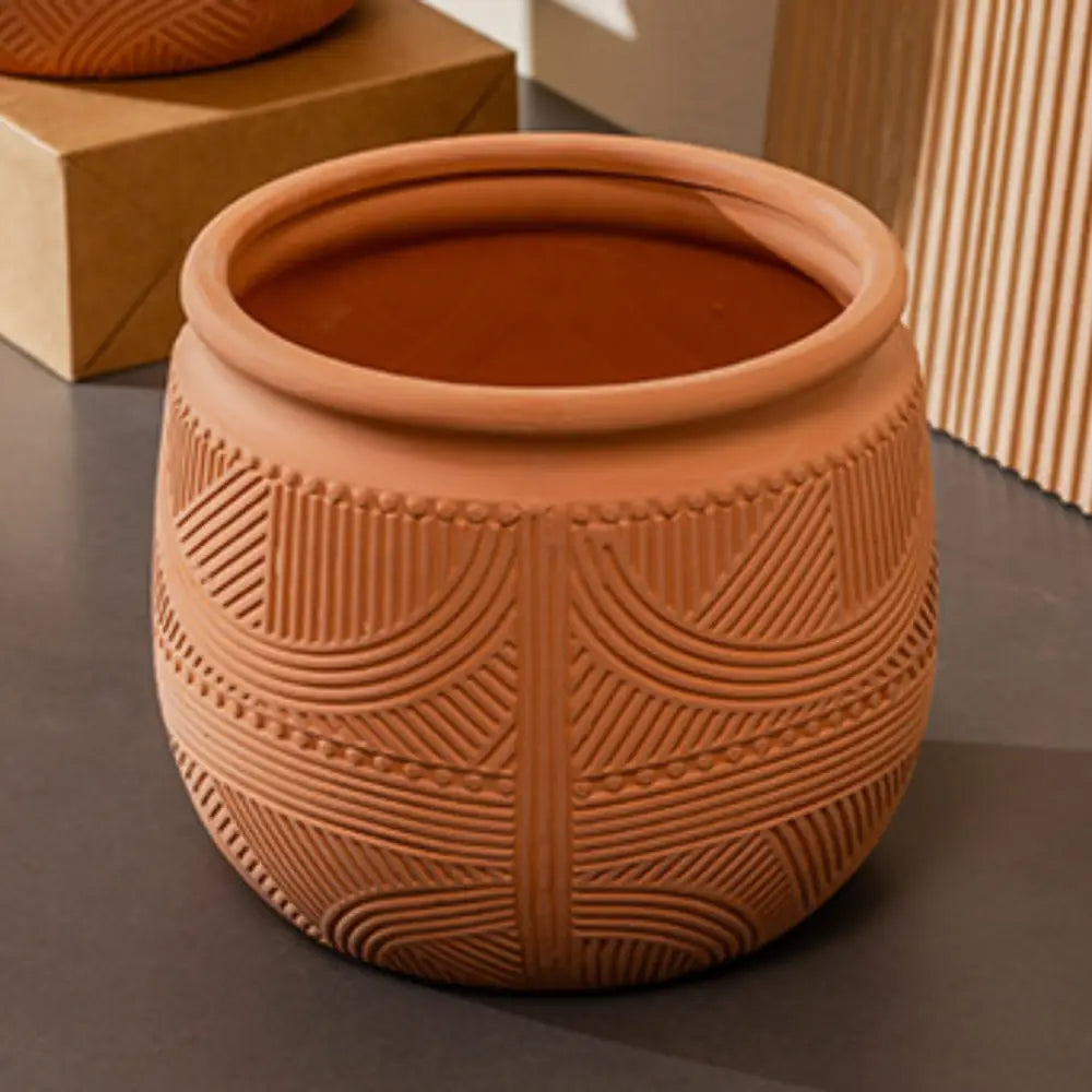 Pot de fleur intérieur terre cuite