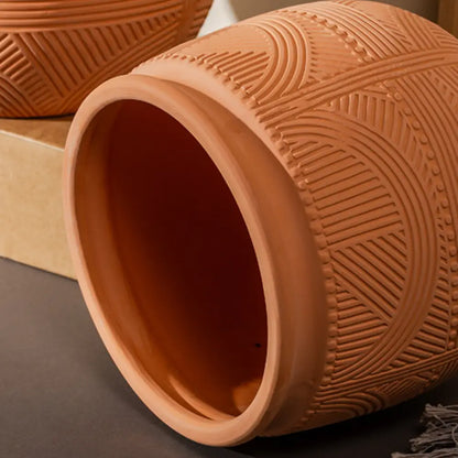 Pot de fleur intérieur terre cuite