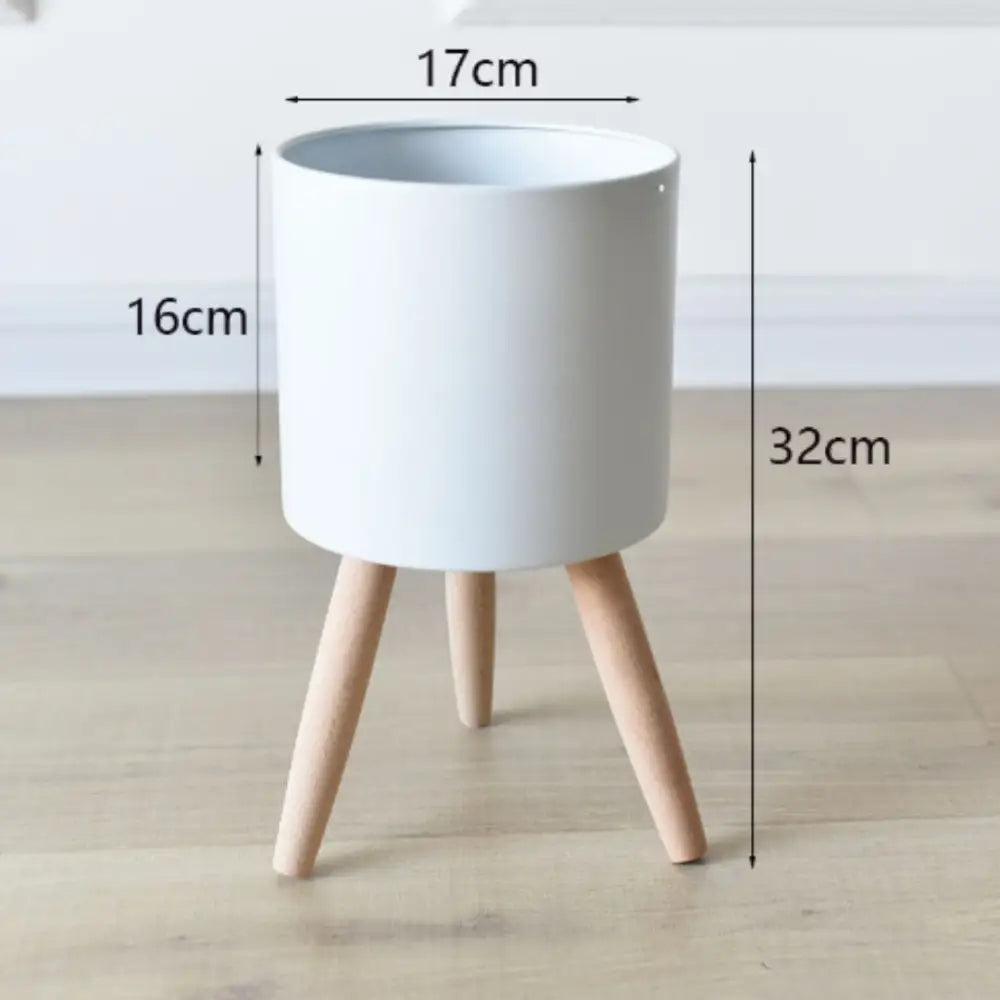 Pot de fleur métal sur pied