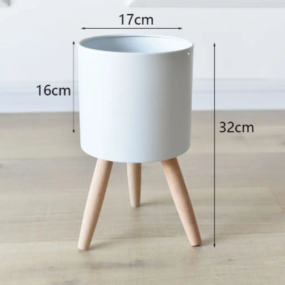 Pot de fleur métal sur pied