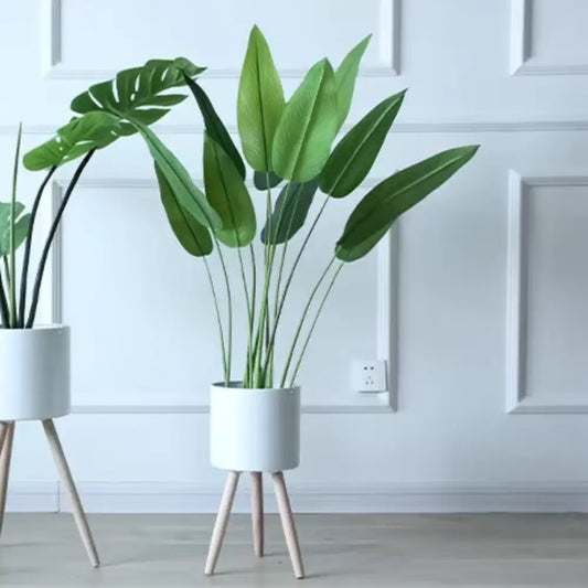 Pot de fleur métal sur pied