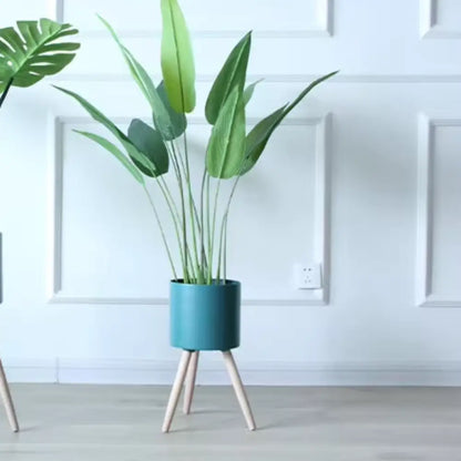 Pot de fleur métal sur pied