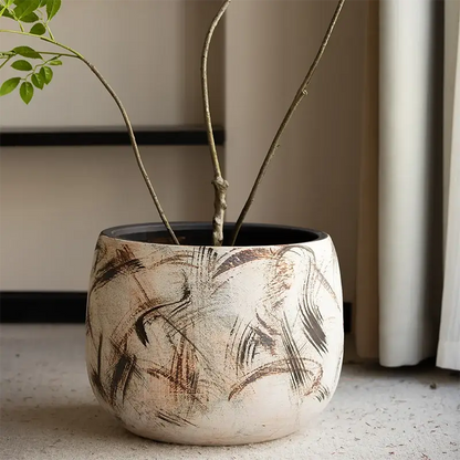 Pot de fleur moderne intérieur