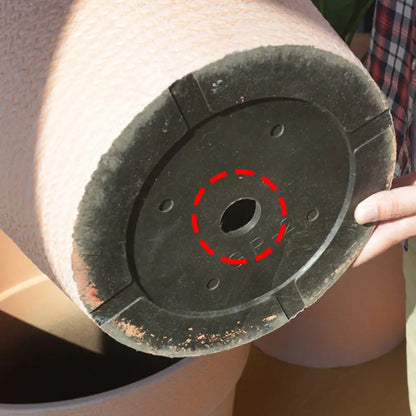 Pot de fleur plastique grand format