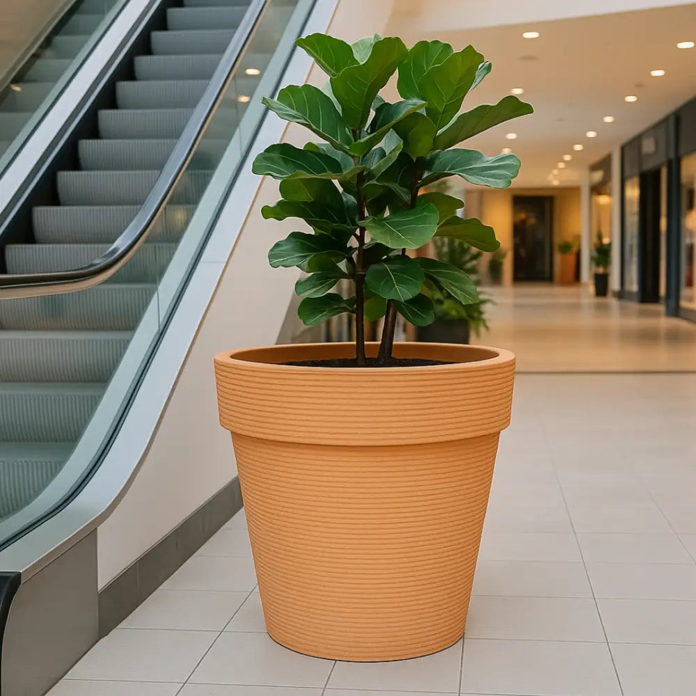 Pot de fleur plastique grand format