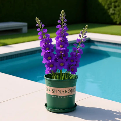 Pot de fleur plastique vert