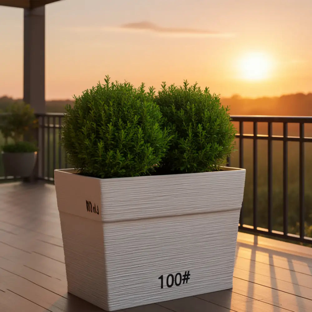 Pot de fleur rectangulaire 100 cm