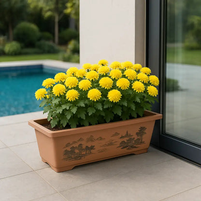 Pot de fleur rectangulaire 1m