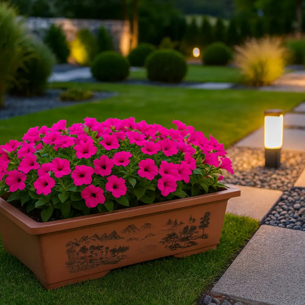 Pot de fleur rectangulaire 1m