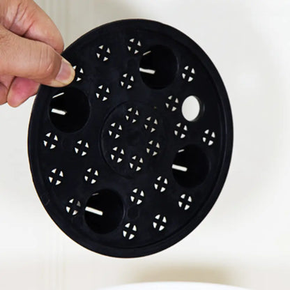 Pot de fleur rond plastique