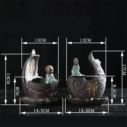 Pot de fleur style chinois