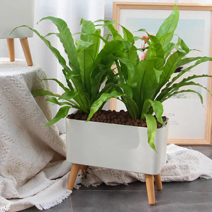 Pot de fleur sur pied plastique