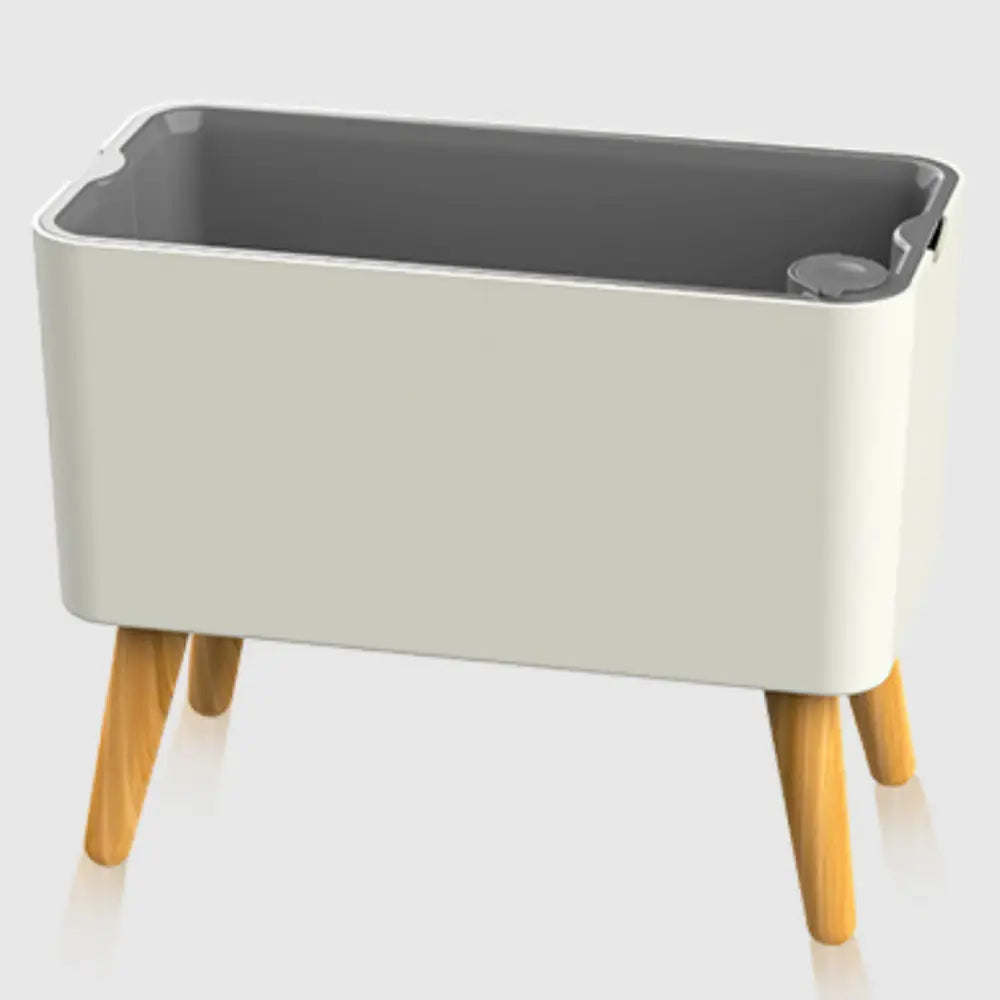 Pot de fleur sur pied plastique