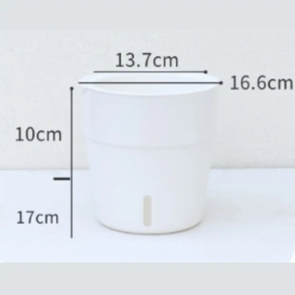 Pot de fleur suspendu avec réserve d'eau