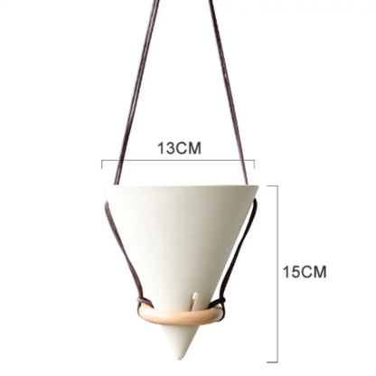 Pot de fleur suspendu design