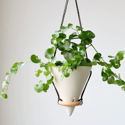 Pot de fleur suspendu design