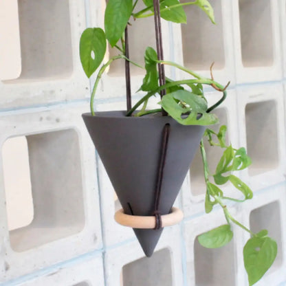 Pot de fleur suspendu design