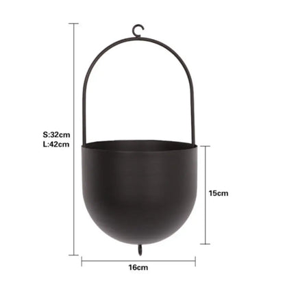 Pot de fleur suspendu intérieur
