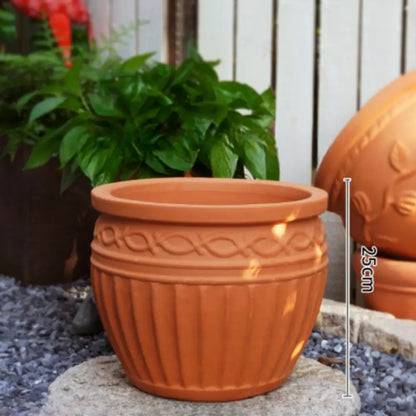 Pot de fleur terre cuite 25 cm